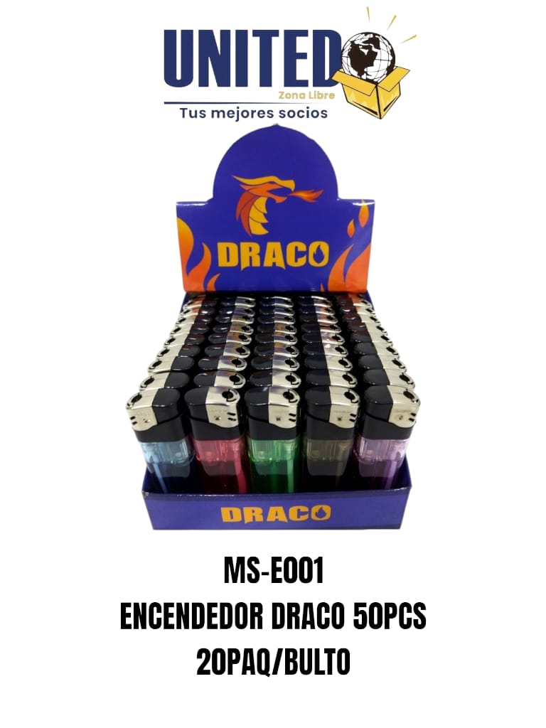 ENCENDEDOR (5 COLORES)DRACO