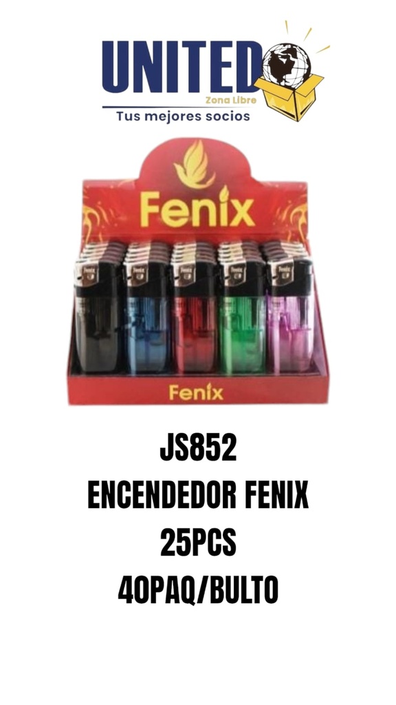 ENCENDEDOR FENIX (25 PCS) (copia)