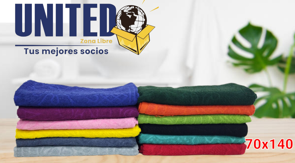 TOALLA LOLA COLORES SURTIDOS (70cm x 140cm)