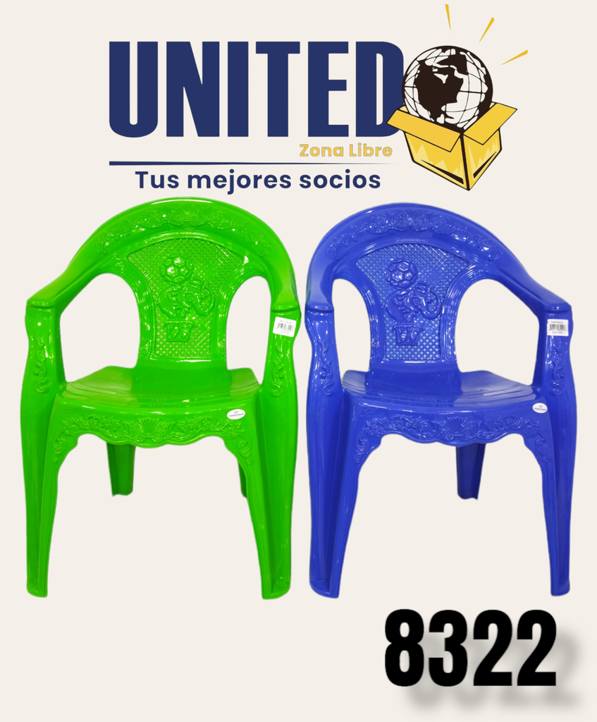 SILLA PLASTICA PARA NIÑO (ELEFANTE)