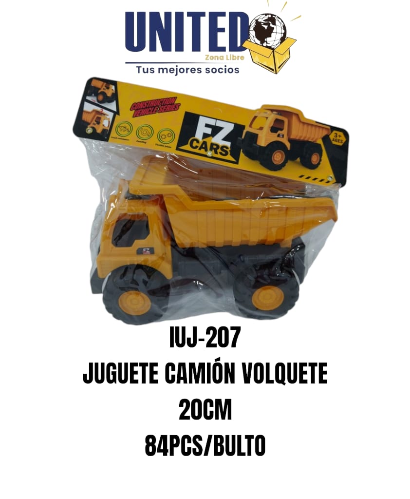 JUGUETE CAMION VOLQUETE