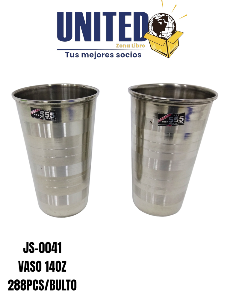 VASO DE 8.5 X 14 CM CON PUJA