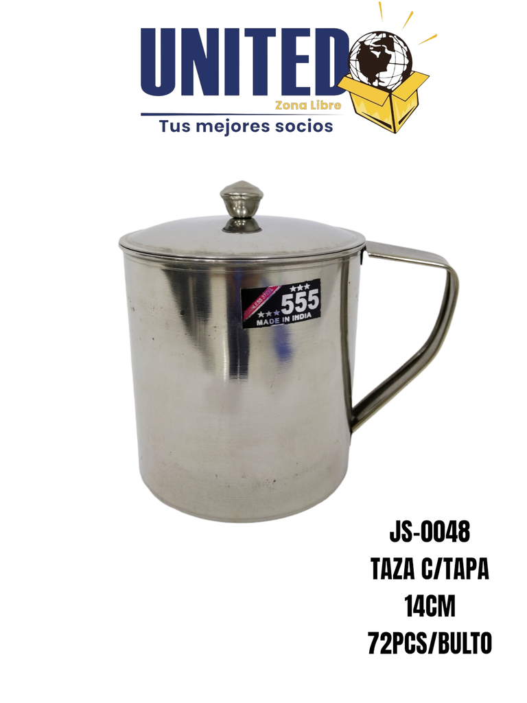 TAZA DE 10 CM C/TAPA (copia)