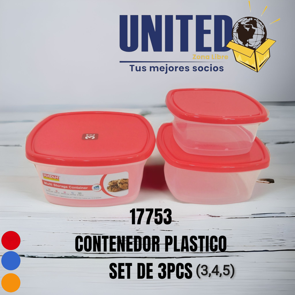 CONTENEDOR GOLDEN 3PCS C/TAPA (3 a 5)