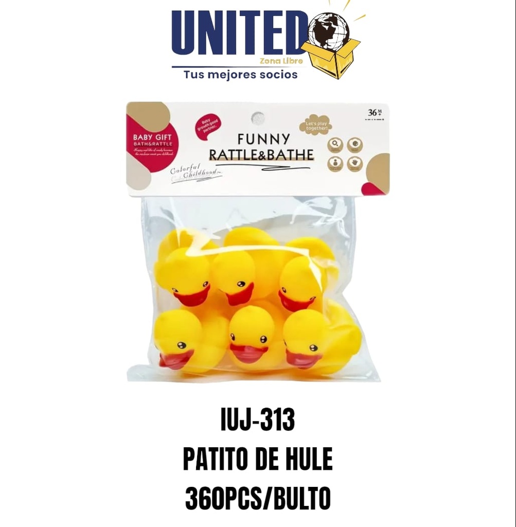 JUGUETE PATITO (6 PCS)