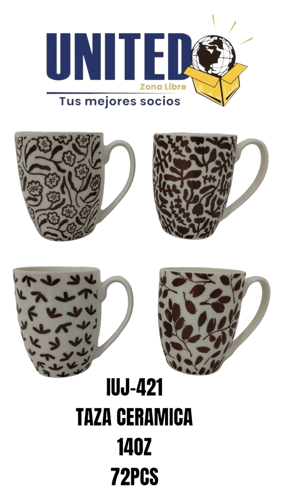 TAZA CERAMICA 14Oz