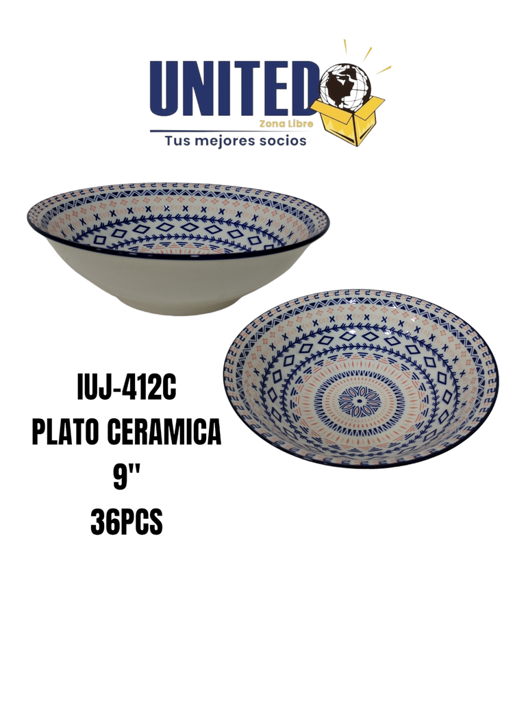 TAZON CERAMICA 9"