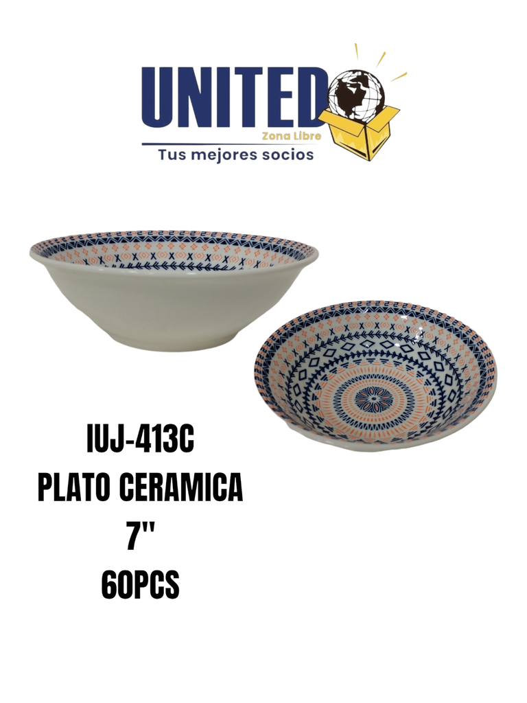 TAZON CERAMICA 7"