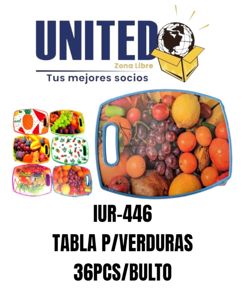 TABLA DE VERDURAS