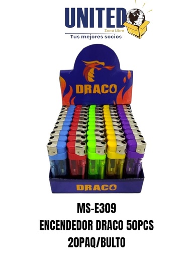 [MS-E309] ENCENDEDOR DRACO COLORES