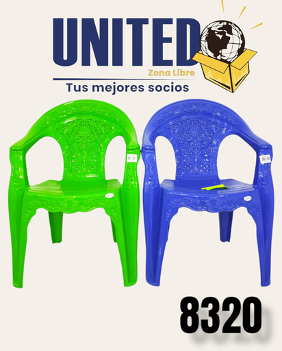 [8320] SILLA PLASTICA PARA NIÑO