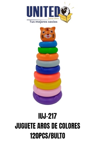 [IUJ-217] JUGUETE AROS DE COLORES