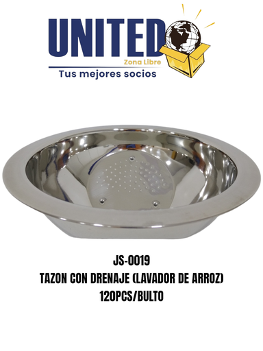 [JS-0019] TAZÓN DE DRENAJE DE 24 CM, LAVADOR DE ARROZ