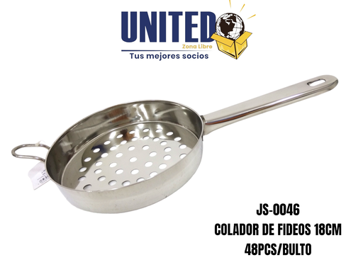 [JS-0046] COLADOR DE FIDEOS - 18 CM