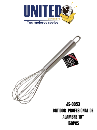 [JS-0053] BATIDOR PROFESIONAL DE ALAMBRE 10"