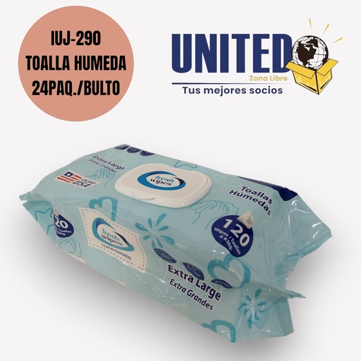 [IUJ-290] TOALLITA DE HUMEDAD (120PCS)