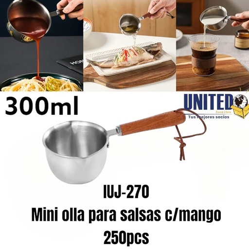 [IUJ-270] MINI OLLA C/MANGO - 300ML